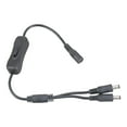 thumbnail image 6 of Power Extension Cable DC5521 Y Splitter 5.5x2.1mm Female to Double Male with Switcher for CCTV and LED 37CM, 6 of 8