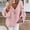 Pink, variant on VISALY V Neck Pullover Sweater Knit Sweater Womens Fall Sweaters 2024 Chunky Loose Long Sleeve V Neck Oversized Casual Knit Pullover Tops Crochet Sweaters Womens Sweatshirts Women Pullover Black L