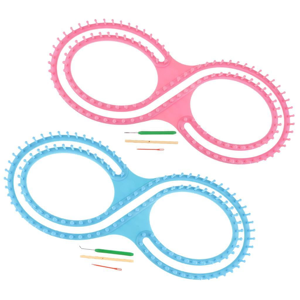 4pcs 8 Shape Loom knitting Board DIY s Knitting s Pink