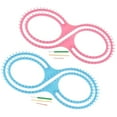 thumbnail image 4 of 4pcs Scarf Knitting Tool Knitting Loom Kits for Beginners Making Yarn Crafts Pink, 4 of 9