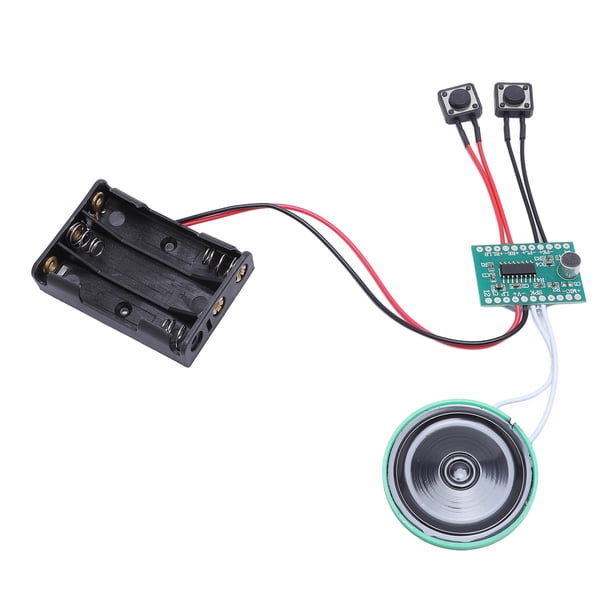 Módulo de Grabadora de Sonido, Reproducción de Módulo de Grabación de Voz de Reproducción de Bucle de 5 cm Cable de Teclado Diseño intuitivo fácil de usar para Tarjetas de
