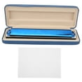 thumbnail image 3 of Mouth Organ, 28 Holes Multi Point Support 28 Holes Harmonica Double Row Nozzle Blue Clear Texture  For Beginners For Home, 3 of 8