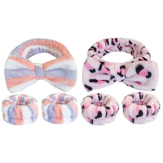GIXUSIL Bow Hair Bands Spa Headband for Washing Face Makeup Headband for  Women /Girls 3Pack(Black /Pink/White)