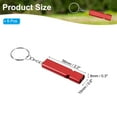 thumbnail image 2 of Uxcell Survival Whistle, Loud Sound Aluminum Outdoor Safety Whistle for Camping Hiking Red, 2 of 6