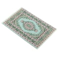 thumbnail image 3 of Vintage Woven Carpet 1/12 Dollhouse Miniature Rug Embroidery Cloth Blanket Mat, 3 of 6
