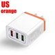 thumbnail image 4 of Cargador rápido de pared 3 USB multipuerto 5V / 9V / 12V Cargador inteligente para teléfono de viaje 3 puertos Enchufe de EE. UU. Inevent DZ5231-06B, 4 of 5