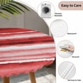 thumbnail image 6 of Red Ombre Fitted Tablecloth with Elastic Edged, Round Table Cloth for Dining Table, Modern Abstract Art Farmhouse Waterproof Oil Proof Table Cover for Indoor Outdoor 45"-54", 6 of 8