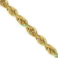 thumbnail image 2 of 10K Solid Yellow Gold 2.75mm Quadruple Rope Chain Twisted Link Necklace, 2 of 4