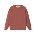 thumbnail image 4 of Breezora Comfortable Long Sleeve Crew Neck Top for Women Fall Fashion Loose Fit Soft Touch Loungewear Everyday Casual Wear L Size Pink, 4 of 4