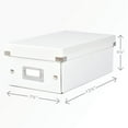 thumbnail image 4 of Xyron Click N Store Storage Box, Small, White, 4 of 4