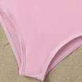 thumbnail image 6 of URMAGIC Girl's One Piece Striped Swimsuit Cute Cut Out Bathing Suit Swimwear 7-14 Years, 6 of 6
