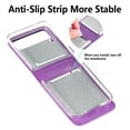 thumbnail image 3 of Galaxy Z Flip 4 Case, TECH CIRCL Lightweight Slim PU Leather Durable Bumper Case Card Slots Holder Cover with Crossbody Shoulder Strap Wallet Case for Samsung Galaxy Z Flip 4 6.7 inch 2022, Purple, 3 of 8