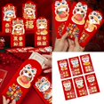 thumbnail image 2 of 6Pcs/4Pcs Redness Envelopes For Traditional Spring Festival Cartoon 2025 Snake Year Money Packets Hongbao For New Year, 2 of 8