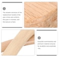 thumbnail image 2 of Shisuyan Ax Handles Replacement Flat Square 2Pcs 15.72X1.73X0.67in, 2 of 8