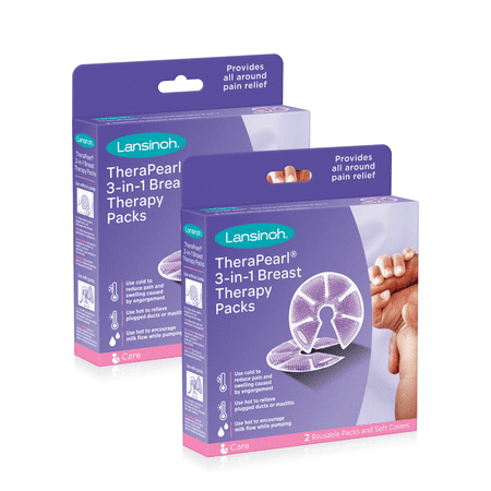 Lansinoh Thera Pearl 3-in-1 Breast Therapy 2 Each (Pack of 2)