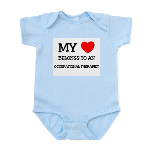 CafePress - My Heart Belongs To An OCCUPATIONAL THERAPIST Infa - Baby Light Bodysuit, Size Newborn - 24 Months