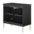 thumbnail image 5 of Modway Alchemist 36" Modern Wood Bathroom Vanity with Tapered Legs in Black, 5 of 16