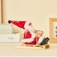 thumbnail image 1 of Christmas Decorations Santa Sleigh Cart Small Christmas Toys Adornment Colorful Ornament Set Keepsake Christmas Ornament Smart Ornament Ornament Exchange Christmas Snowflake Ornament Pretty Christmas, 1 of 3