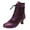 Purple, variant on XDDST Womens Wedge Sandals Women's Fashionable Boots Women's Classic Low Heel Ankle Boots