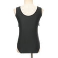 thumbnail image 4 of CHICTRY Big Little Girls Ballet Dance Leotard Gymnastics Acrobatics Training Performance Costume Sleeveless Bodysuit Black 11-12, 4 of 7
