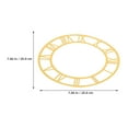 thumbnail image 2 of OFFIGAM 2-Pack Self-Adhesive Roman Numeral Mirror Clock Decals with Acrylic for Living Room Wall Decor, 2 of 8