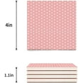 thumbnail image 3 of POGLIP Pink Polka Dot Set of 8 Coaster for Drinks, Absorbent Ceramic Stone Coasters Cup Mat with Cork Base for Home Kitchen Room Coffee Table Bar Decor, 3 of 4