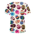 thumbnail image 4 of Kayannuo Hauts à Manches Courtes pour Femmes Liquidation T-Shirts Graphiques Femmes Saint-Valentin Imprimé Ufs Colorés de Pâques Drôle Mode Décontractée Manches Courtes Blouse Tx2453-Flz10, 4 of 8