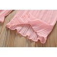 thumbnail image 5 of Paguaki Toddler Girls Outfits Kids Sets Summer Sunflower T-Shirt Top And Chiffon Ruched Loose Pants Children Girls' Clothing, 5 of 5
