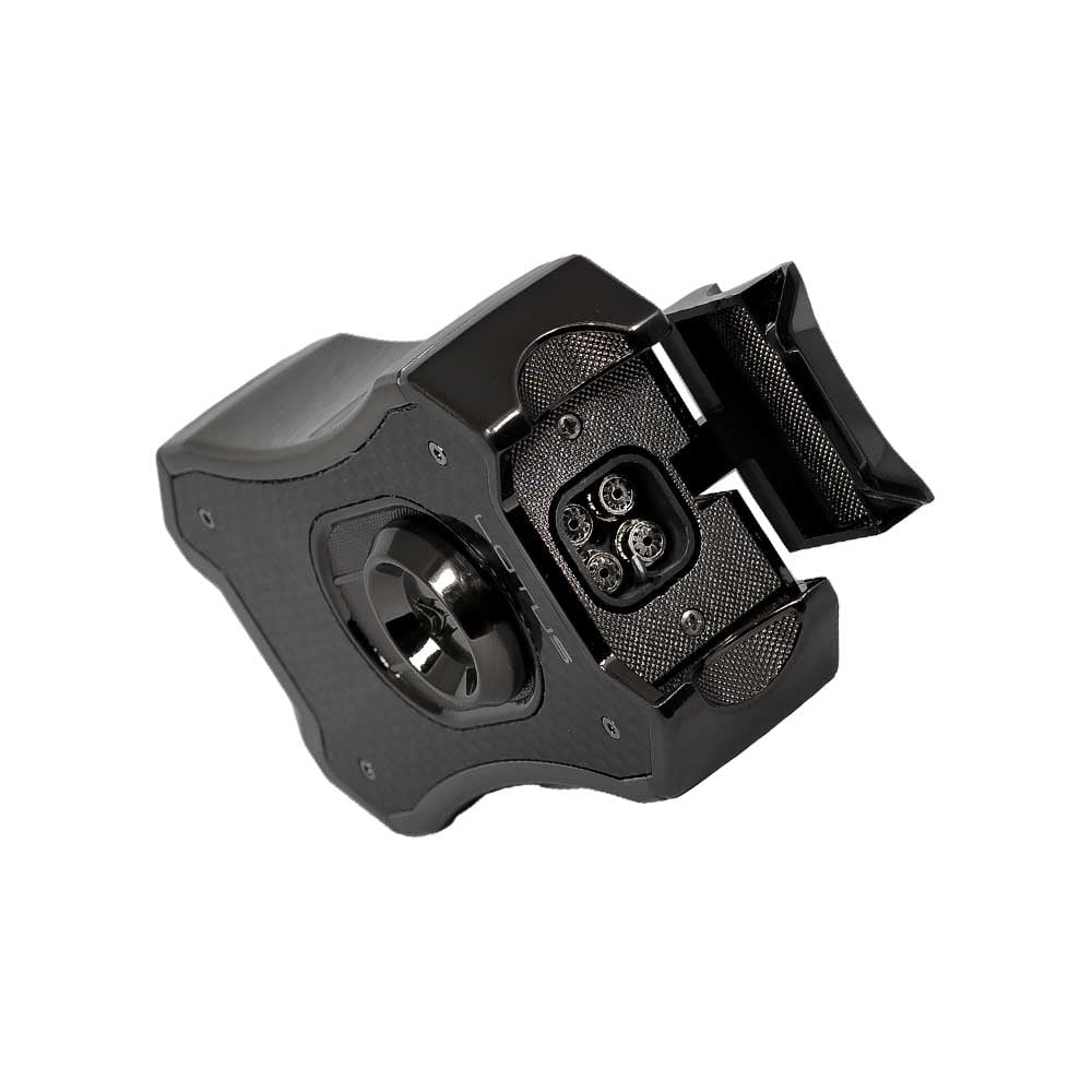 Lotus Emperor Quad Torch Table Lighter Black