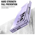thumbnail image 4 of for Samsung Galaxy Z Fold 5 Slim Case with Screen Protector, All-Inclusive Slim PC Back Case Kickstand Camera Lens Protector Phone Case for Z Fold 5 2023 Purple, 4 of 14