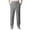 Dark Gray, variant on VBARHMQRT Harem Pants Men Men's Casual Pants Elastic Waist Drawstring Trousers