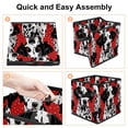 thumbnail image 4 of Spotted Dog Large Capacity Foldable Storage Bin Box Cubes with Handle, 10.8"x10.5"x10.6, 4 of 6