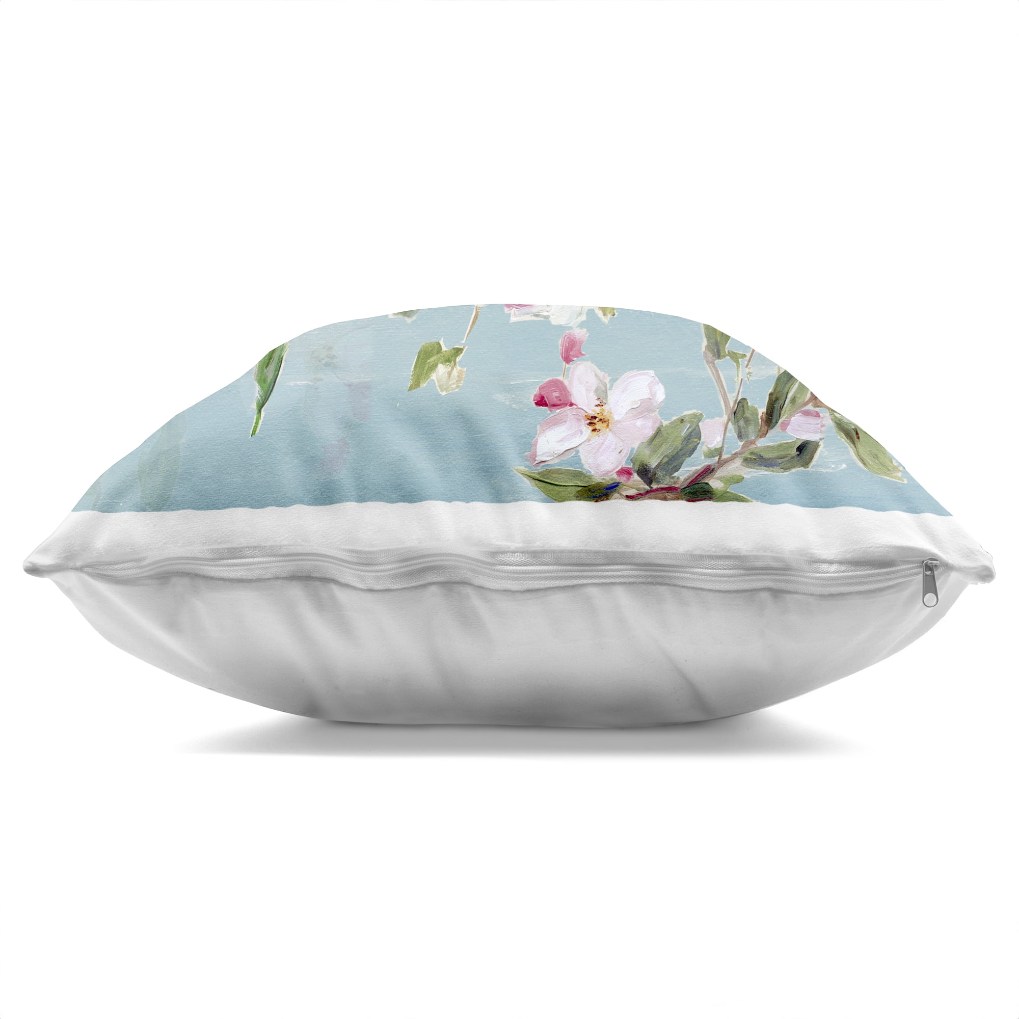 Stupell Industries Pastel Songbird Among Blossoms Decorative Printed Throw Pillow, design by Sally Swatland, 18 x 7 x 18