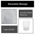 thumbnail image 5 of Smart Design Steel Metal Mesh Waste Basket - Set of 6- Home and Office - 11.75 x 13.75 inch - White, 5 of 5