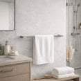 thumbnail image 2 of Modern Wall-Mounted 24-Inch Stainless Steel Towel Bar - Sleek Design for Your Bathroom Decor, 2 of 6