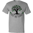 thumbnail image 3 of Inktastic Save the Planet Tree Design with Green Leaves T-Shirt, 3 of 5