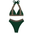 Bikini Sets for Women,High Waisted Women's Neckline Bikini Swimsuit Set