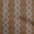 thumbnail image 1 of oneOone Polyester Spandex Brown Fabric African Aztech With Animal Skin Sewing Material Print Fabric By The Yard 56 Inch Wide, 1 of 4