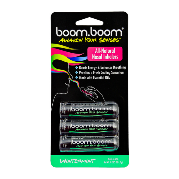 Aromatherapy Nasal Inhaler (Wintermint 3 Pack) by BoomBoom