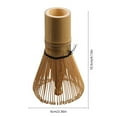 thumbnail image 3 of Specollect 2 Pcs Natural Wood Matcha Whisk Set - Traditional Japanese Tea Whisk for Frothy Matcha, Bamboo Chasen, Ceremonial Grade, Handcrafted Tea Accessory, Eco-Friendly Kitchen Tool, 3 of 6