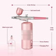 thumbnail image 2 of Airbrush Kit Machine, Cordless Air Brush for Nail Art, Makeup, (Pink), 2 of 5