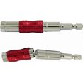thumbnail image 1 of Pivoting Bit Holder 1/4" Magnetic Pivot Drill Bit Holder, Flexiable Quick Release Screwdriver Bit Holder for Tight Spaces or Corners(2 Pcs Red), 1 of 5
