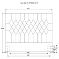thumbnail image 5 of Chloe Upholstered Eastern King Panel Headboard Oatmeal, 5 of 5