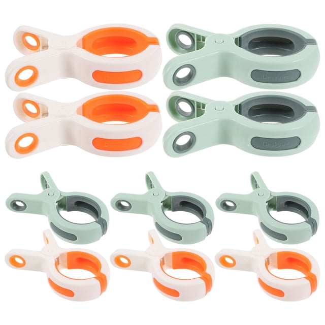 ADDHAT 10Ud Pinzas Para Toallas En Sillas De Plástico Resistente Sujeta Ropa Y Toallas