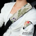 thumbnail image 2 of WYYP Floral Pattern Butterfly Car Seat Belt Cover Soft Comfort Car Seat Belt Pads Cover Ideal for Car Interior Accessories 1Pcs, 2 of 5