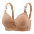 thumbnail image 5 of ALLLIST Wirefree Womens Bras Bow Yellow Bralette Push up T Shirt Bras for Ladies Size 38-44, 5 of 5