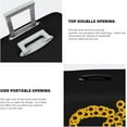 thumbnail image 6 of Sunflower Initial Name Q Black Luggage Cover Elastic Washable Stretch Suitcase Protector Anti-Scratch Travel Suitcase Cover for Kid and Adult S (Fit 18-21 inch suitcase), 6 of 6