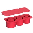 thumbnail image 4 of Ice-Cube Tray for Cup Tumbler Cup, Cylinder-Shaped Silicone Ice Mold with Lid for Freezer,Brown & Yellow, 4 of 5