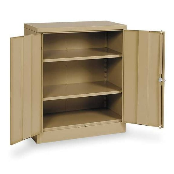 Manufacturer Varies Storage Cabinet,42"x36"x18",Tan,2Shlv 1UFD2