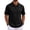 Black, variant on Polo Shirts for Men Relaxed Fit Collared Button Down Shirts Lightweight Solid Short Sleeve Pullovers 2026 New Athletic Work Shirts Pink XL
